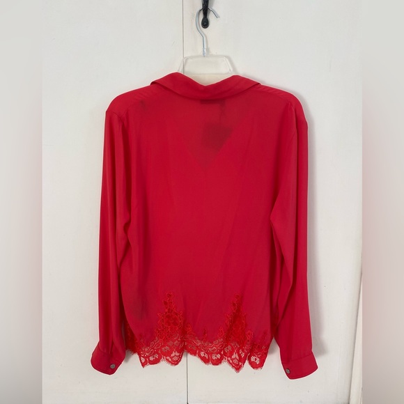 Brand new The Kooples Crepe and Lace Blouse (NWT) - Picture 9 of 13